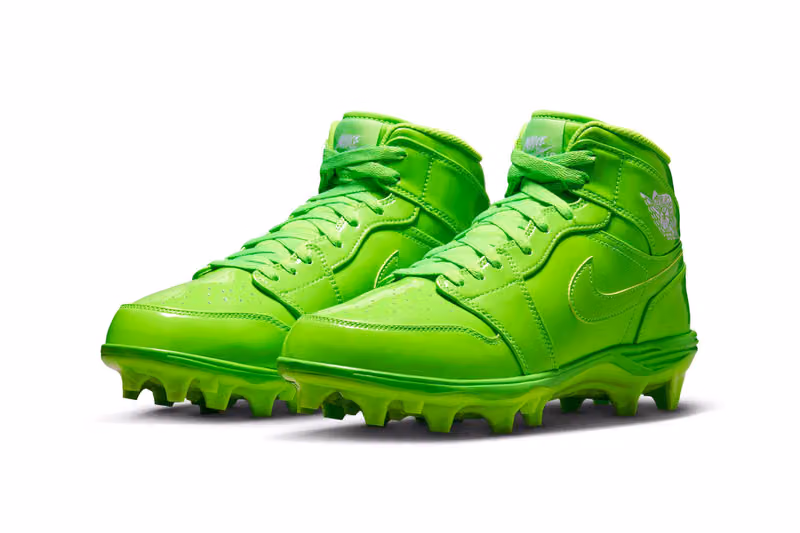 Air Jordan 1 Mid TD Cleat 推出「Electric Green」配色