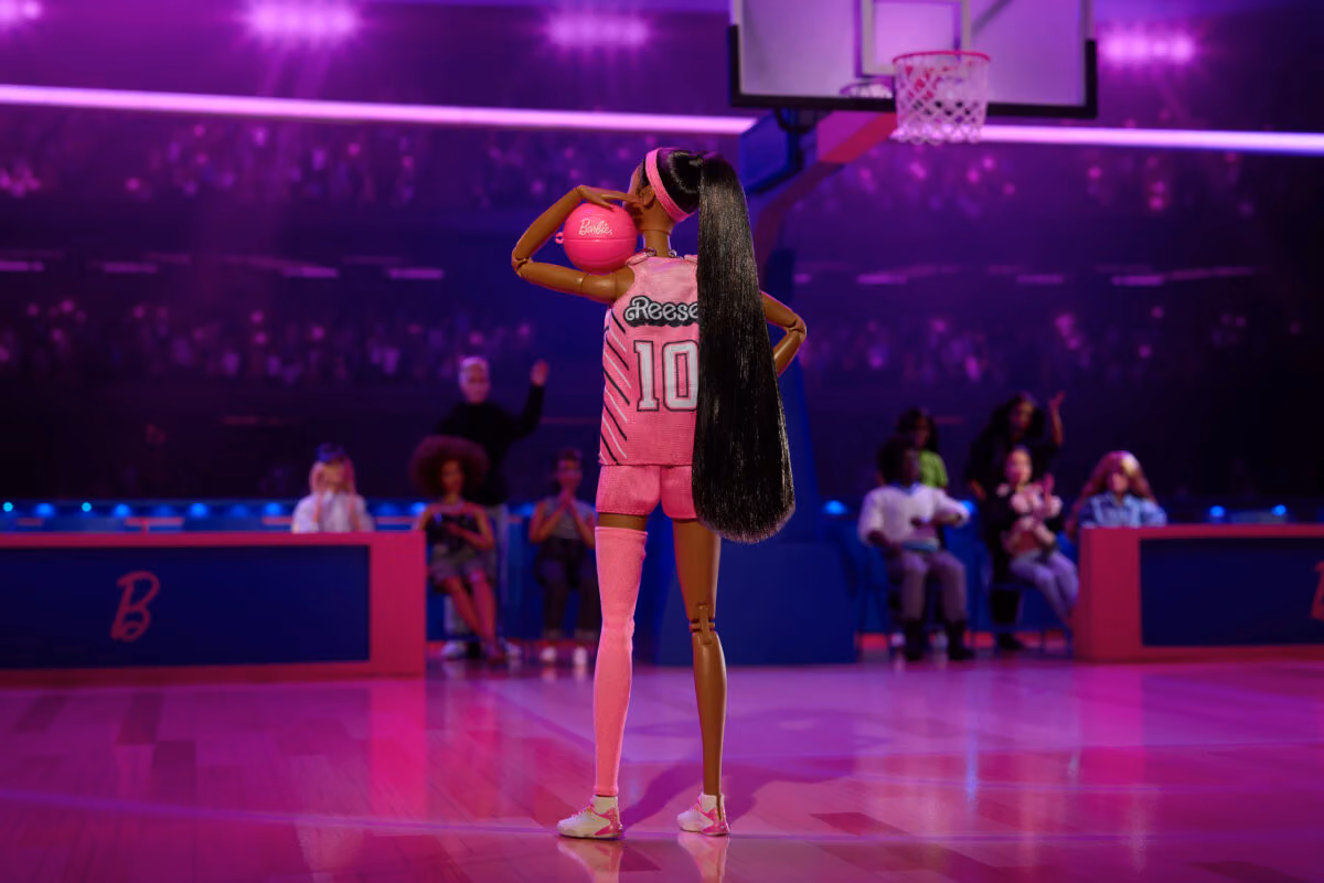 Barbie Gets First Look at Angel Reese's Signature Sneaker Before It Even Drops