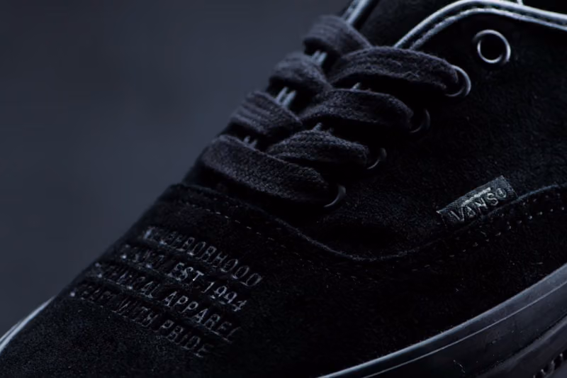 NEIGHBORHOOD x Vans Ditch the Colorblocking, Let the Text Do All the Talking This Time