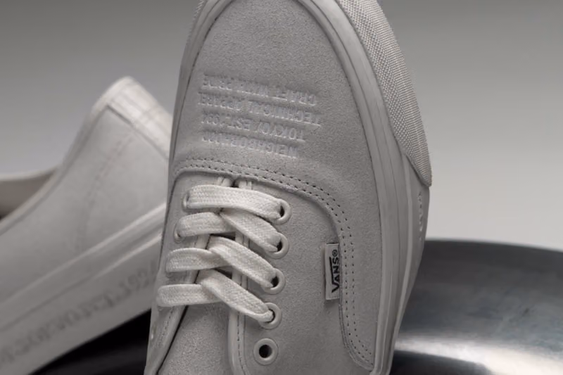 NEIGHBORHOOD x Vans Ditch the Colorblocking, Let the Text Do All the Talking This Time
