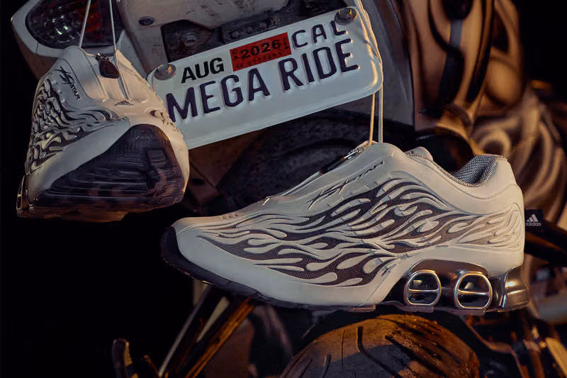 adidas Originals x Hellstar MEGARIDE S2: Flames Torch a Line Between White and Black