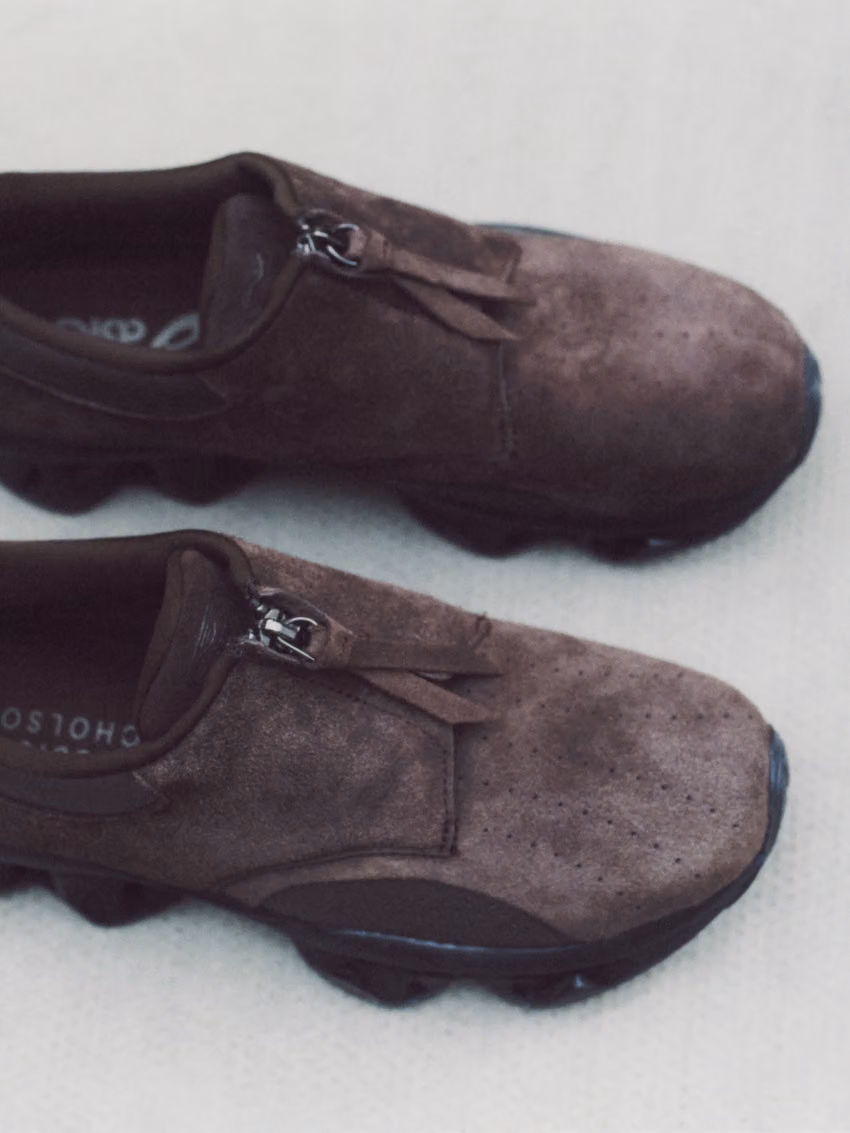 Logos Tucked Inside: STUDIO NICHOLSON x asics Turn a Sneaker into a Dress Code Accessory