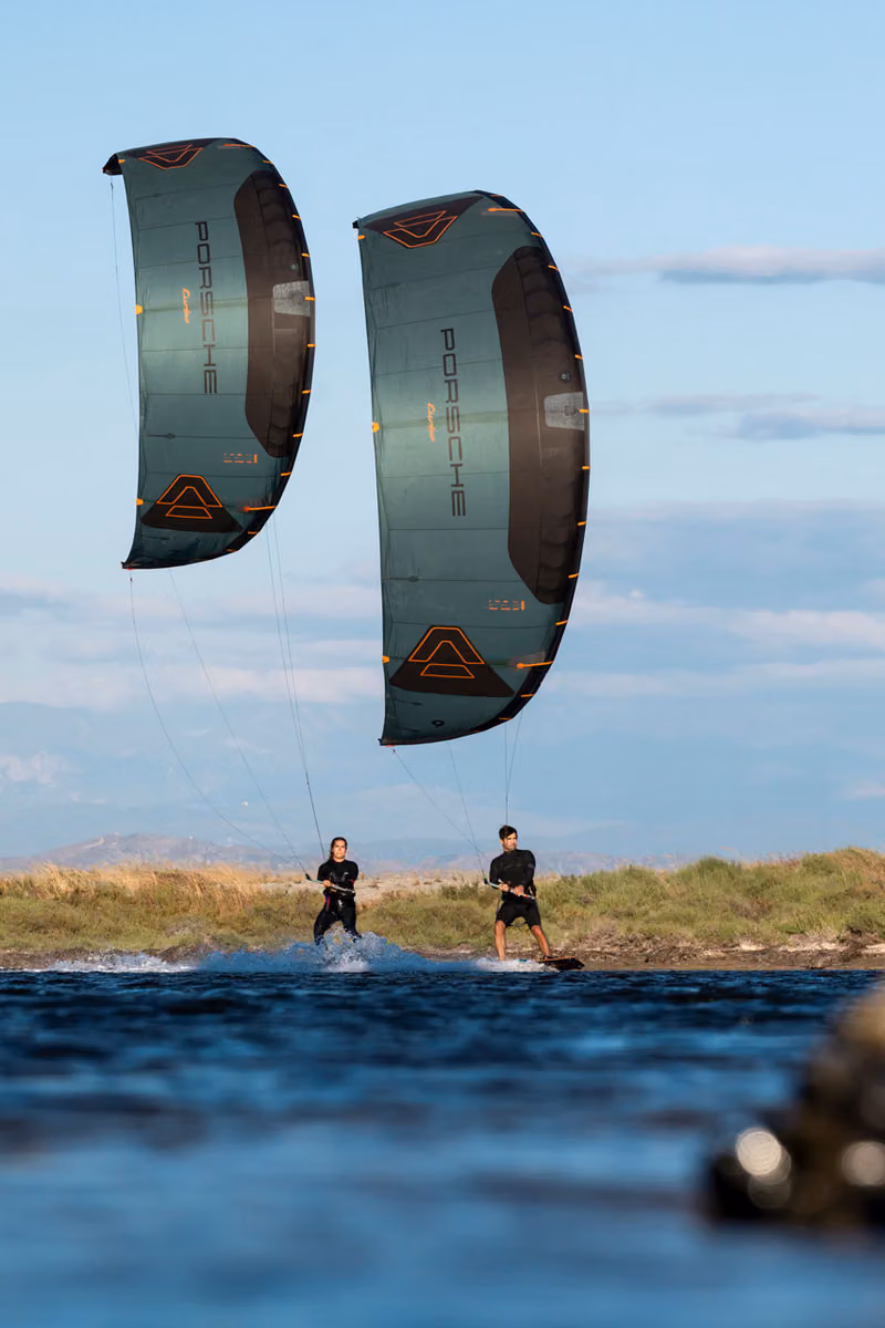 Porsche Turns Cayenne Turbo Electric's Horsepower Into a Kitesurfing Collection's Limited Run Number