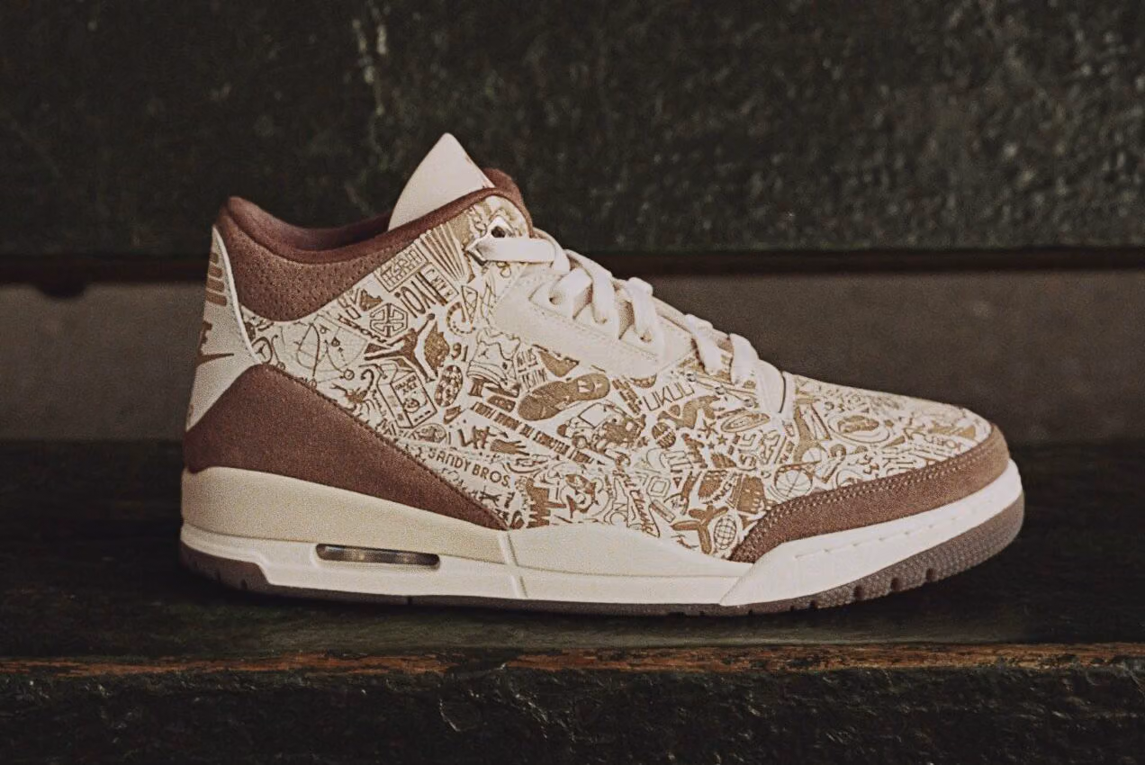 Air Jordan 3 Ditches Elephant Print for Laser-Etched Texture