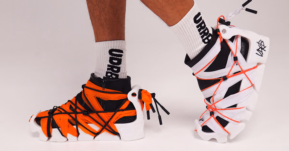 Glue-Free UDRB Sneaker: Almaty Designer Breaks Sneakers Down Into 3 Swappable Parts, Held Together by Rope