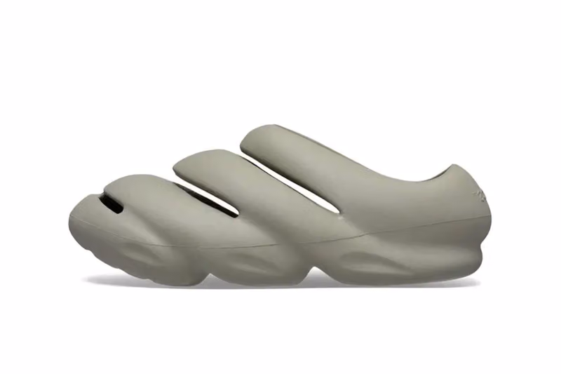 Crocs' The Roy Goes All-Grey, Letting Molded Grooves Do All the Talking