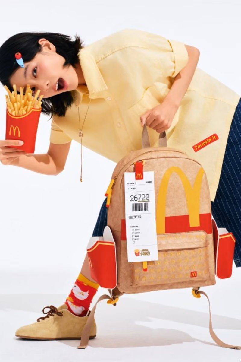McDonald's China Turns Takeout Bags Into Backpacks — And Yes, You Can Actually Carry Fries In It