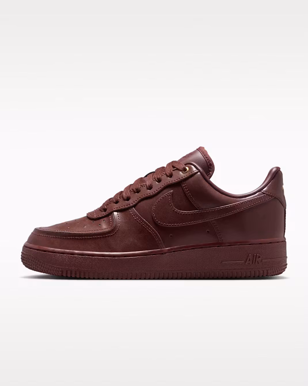 This Chocolate Brown Air Force 1 With Gold Accents Looks Straight Out of a Wonka Bar
