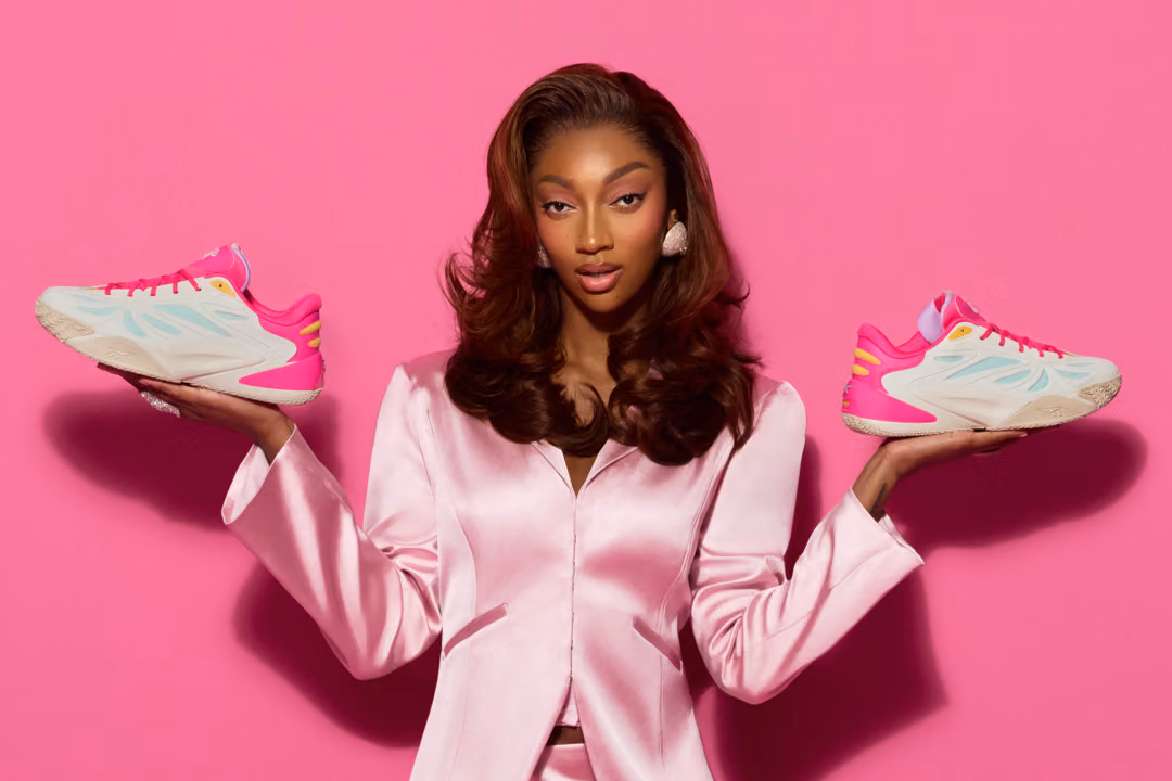 Barbie Gets First Look at Angel Reese's Signature Sneaker Before It Even Drops