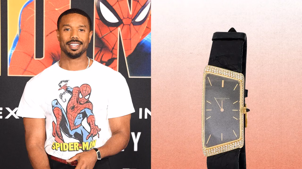 Michael B. Jordan Wore a Spider-Man Tee to His Premiere, But It's the Half-Century-Forgotten Vacheron Constantin on His Wrist That Stole the Show