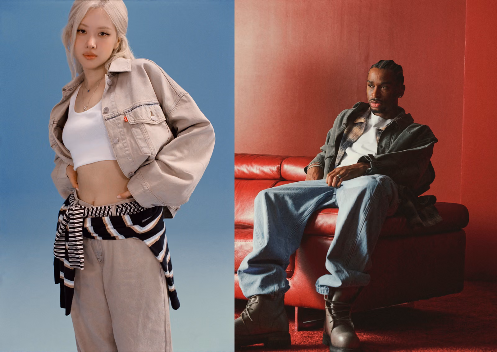 Levi's Taps ROSÉ and the Reigning NBA MVP to Loosen Up Campus Style