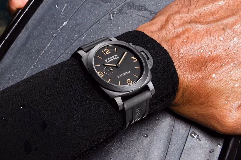 Panerai's New Luminor Marina Swaps Titanium for Compressed Carbon Fiber, Cutting Weight by 64%