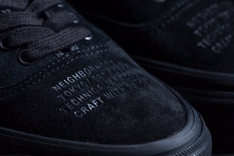 NEIGHBORHOOD x Vans Ditch the Colorblocking, Let the Text Do All the Talking This Time