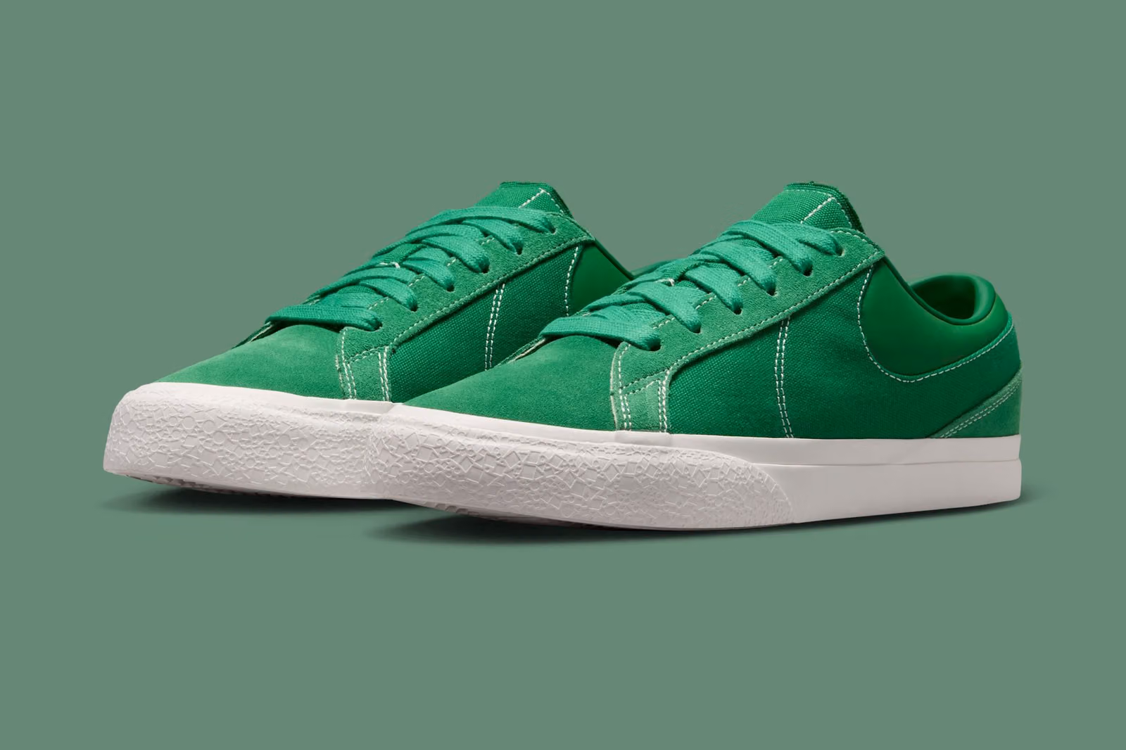 Nike Blazy "Pine Green" Surfaces: A Fresh Silhouette Borrowing Blazer DNA, Dropping at $95