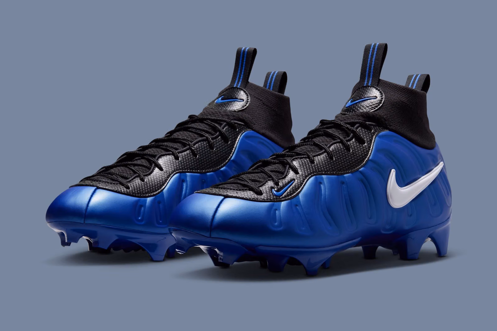 Foamposite's Shell Silhouette Hits the Gridiron: Nike Vaporposite Pro Cleat Drops in "Game Royal"