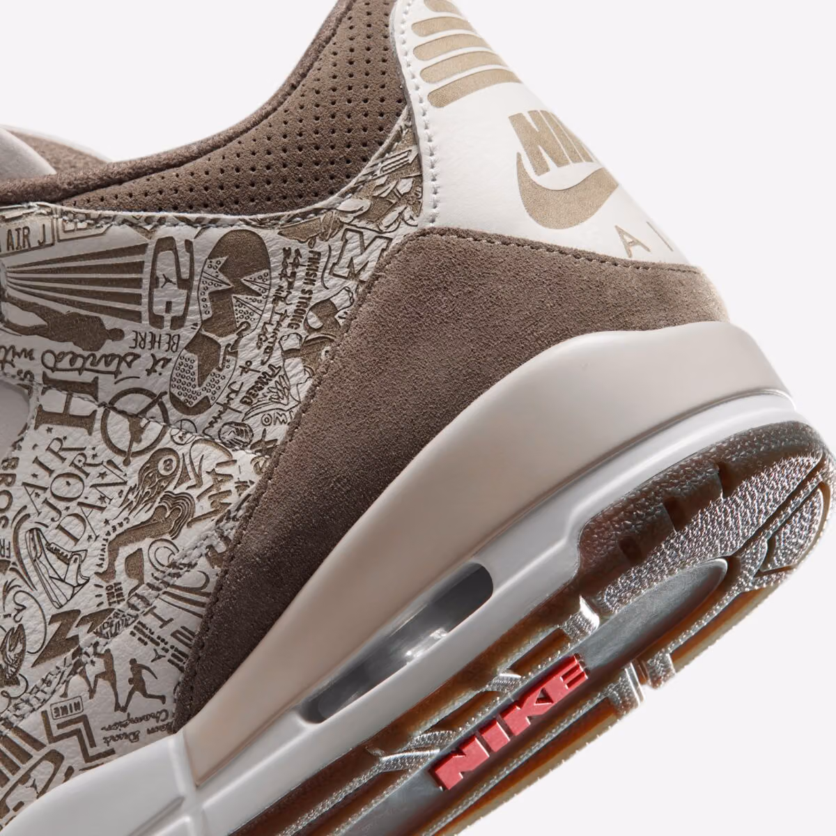 Air Jordan 3 換上雷射刻紋,大象紋去哪了?