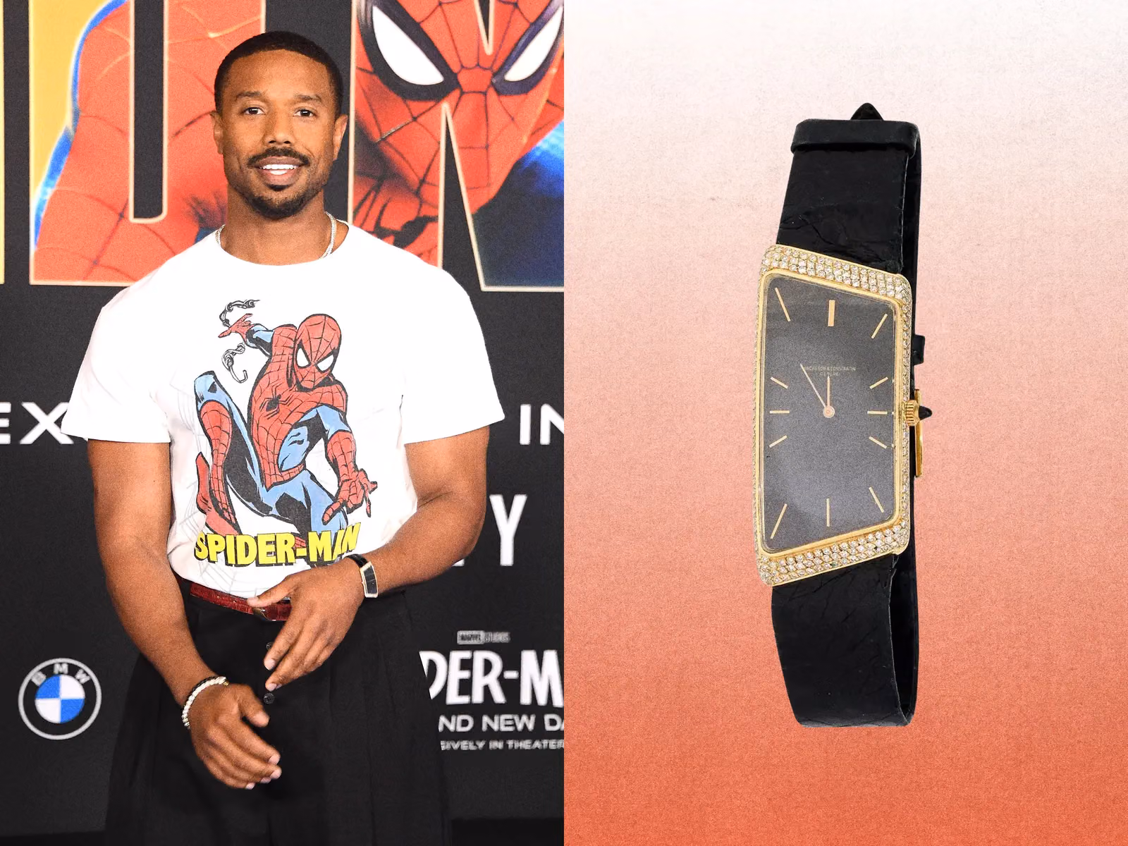 Michael B. Jordan Wore a Spider-Man Tee to His Premiere, But It's the Half-Century-Forgotten Vacheron Constantin on His Wrist That Stole the Show