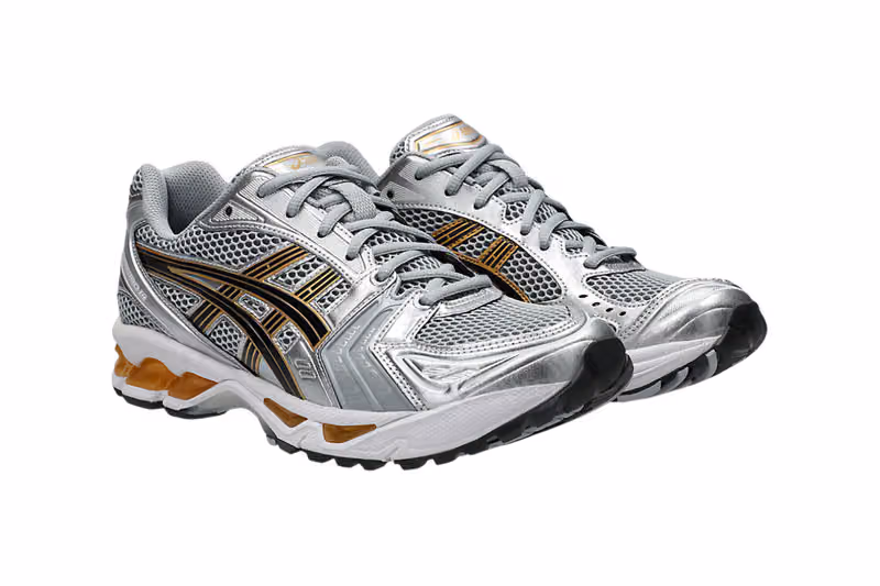 ASICS GEL-Kayano 14 Silver/Gold