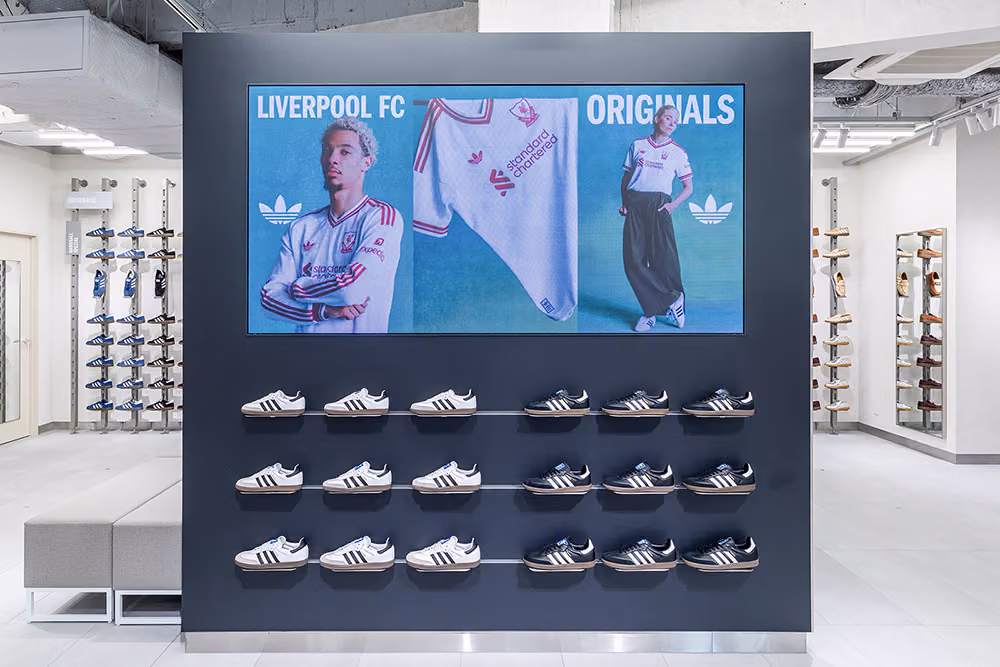 adidas 新宿旗艦店開幕，名字燙印服務首度擴及俱樂部球衣