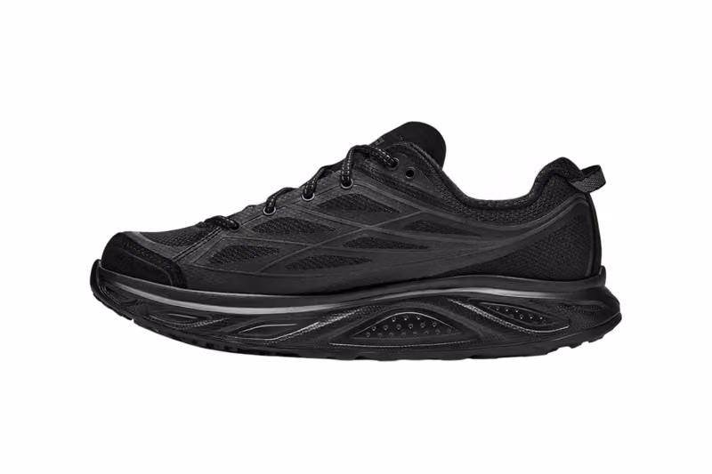 HOKA Huaka Pro 全黑上陣，複古跑鞋卸下厚底思維走低調路線