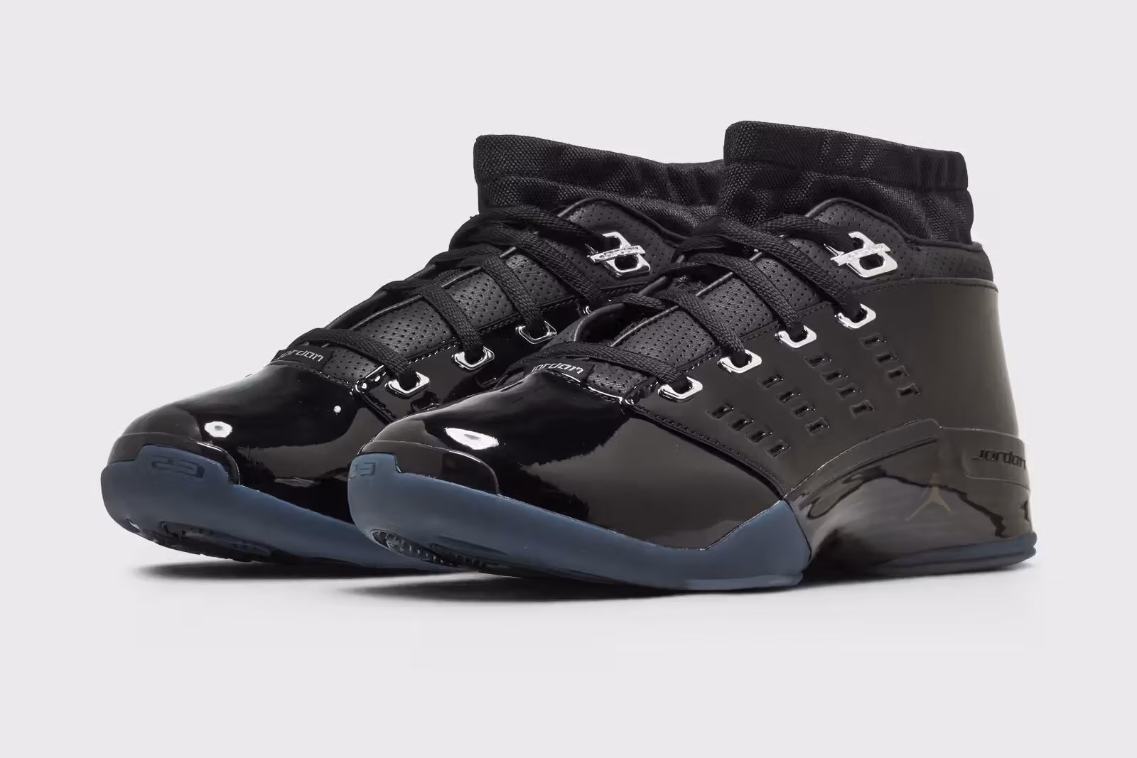 Air Jordan 17 Low "Black Patent" Goes All-Black, Patent Leather Upper Dials Back the Flash