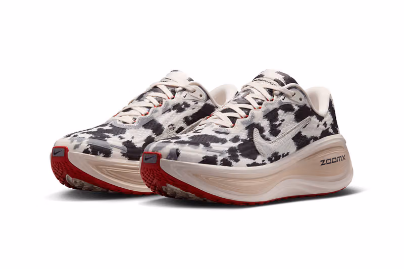 Nike Vomero Plus Swaps in Cow Print Upper, Pony Hair Swoosh the Only Change