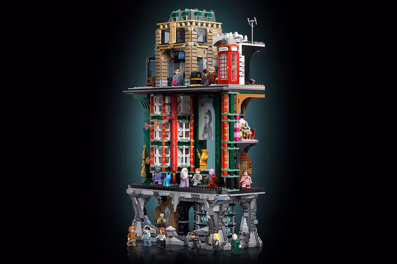 LEGO把魔法部蓋成三層樓高的積木剖面屋，紀念《哈利波特》25週年