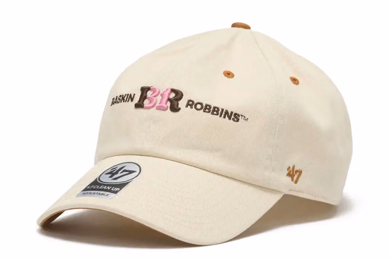 '47 和 Baskin-Robbins 首度聯名，把 Love Potion 31 做成一頂帽子