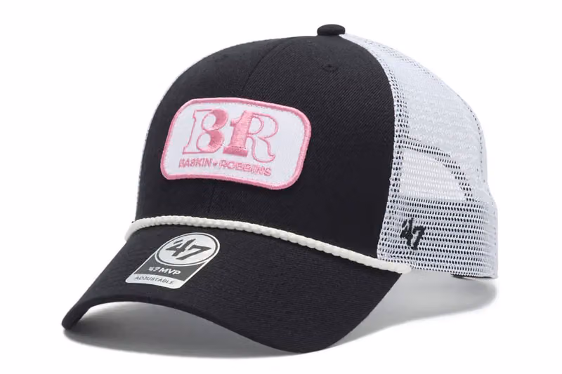 '47 和 Baskin-Robbins 首度聯名，把 Love Potion 31 做成一頂帽子