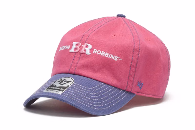 '47 和 Baskin-Robbins 首度聯名，把 Love Potion 31 做成一頂帽子