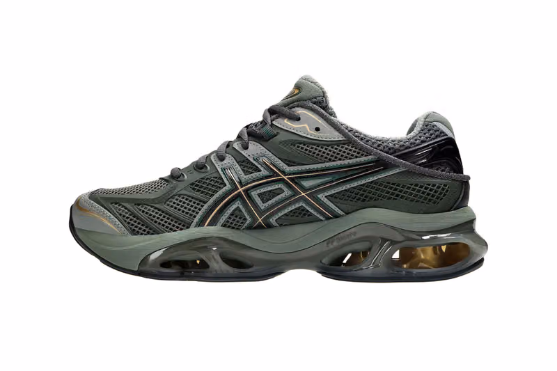 ASICS GEL-Kinetic 2.0 Gets "Olive Green" Makeover, Turning a Y2K Runner Into Fall Gear