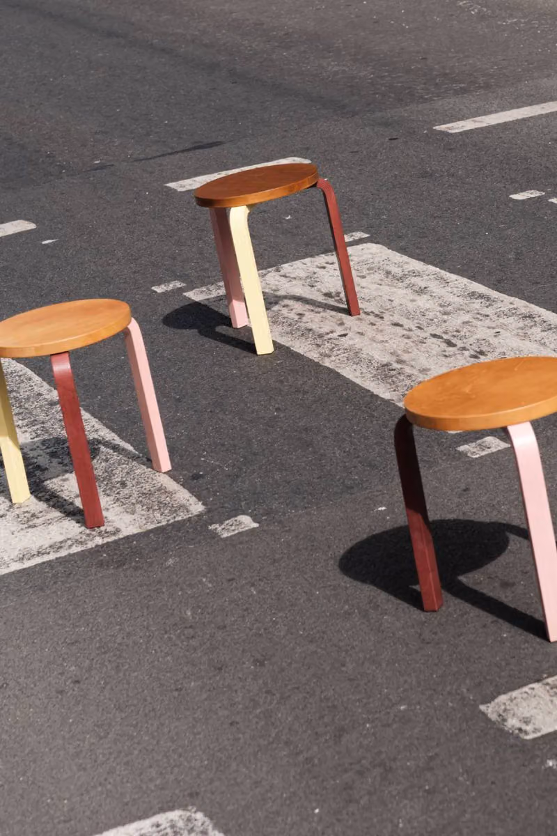 Flip it over to find out: Paul Smith hides the secret on the underside of the Artek stool