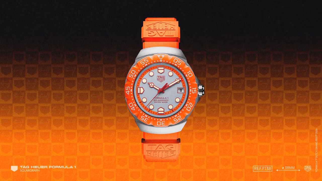 TAG Heuer Drops Orange Limited Edition to Mark Zandvoort GP's F1 Farewell After 2026