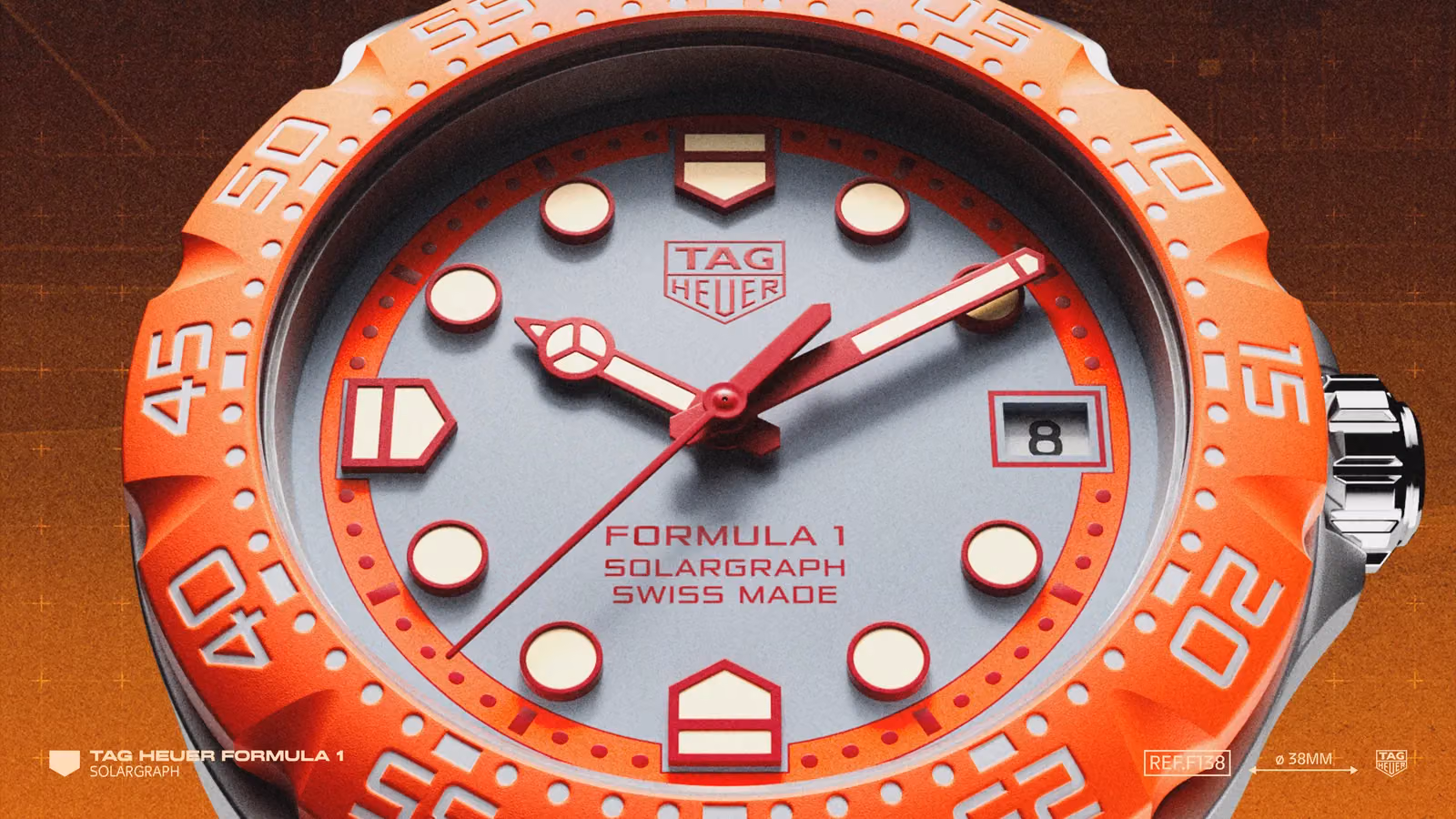 A signal of the last edition: TAG Heuer honors the soon-to-vanish Zandvoort Grand Prix in orange