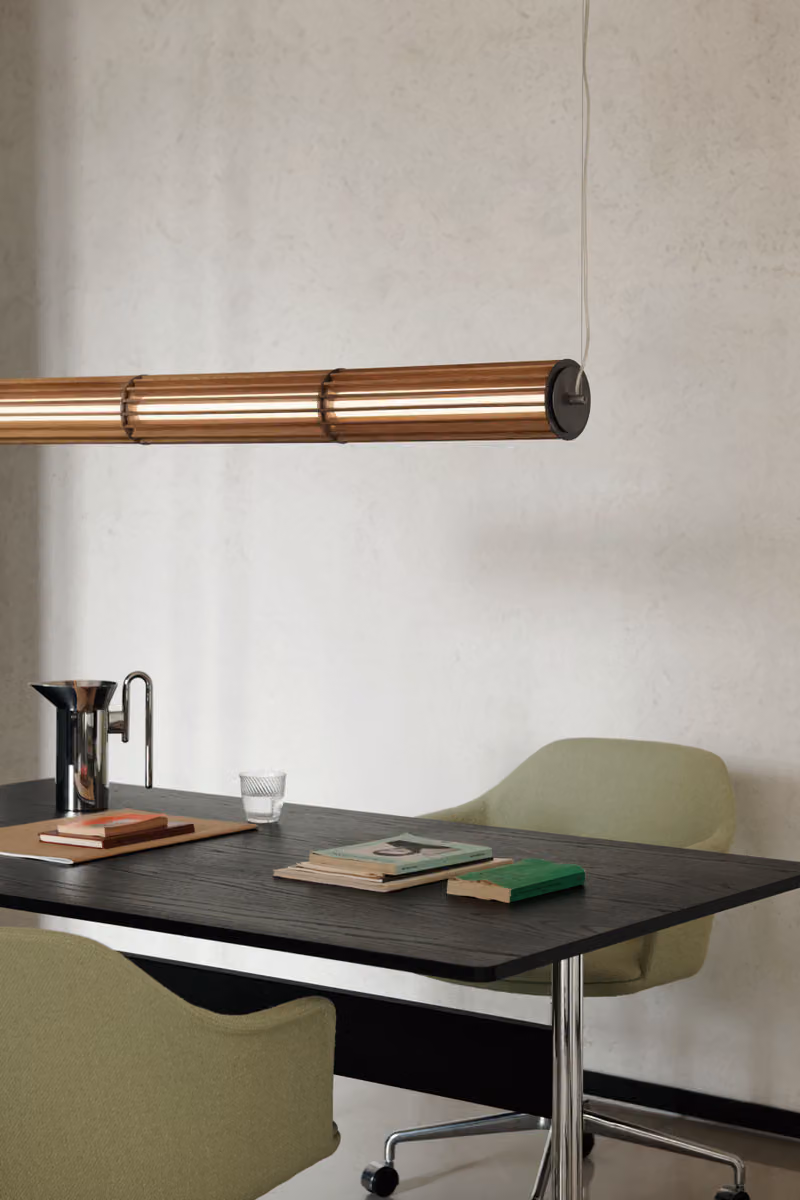 Teruhiro Yanagihara Designs His First Lamp for &Tradition, Drawing Light in a Single Line