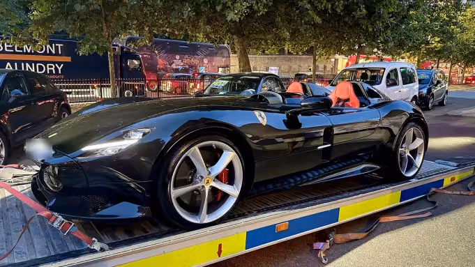 $5M Ferrari Monza SP2 Impounded by London Police Less Than 30 Minutes After First Drive