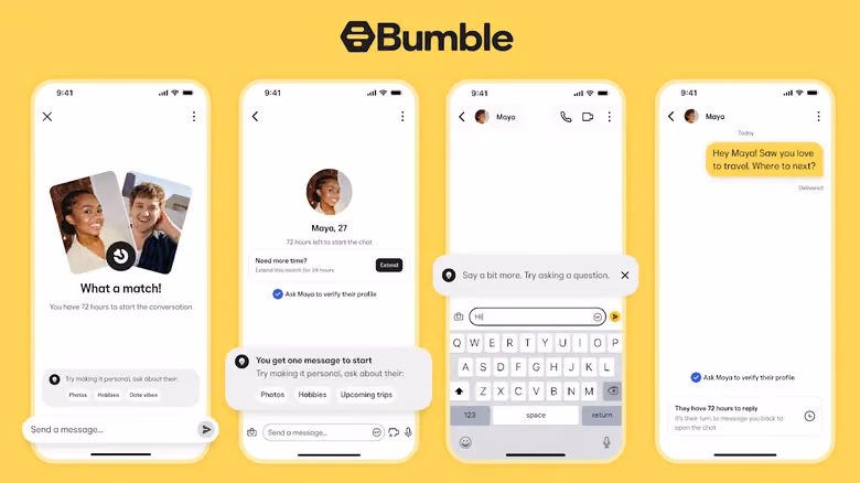 Bumble Drops Its Signature 