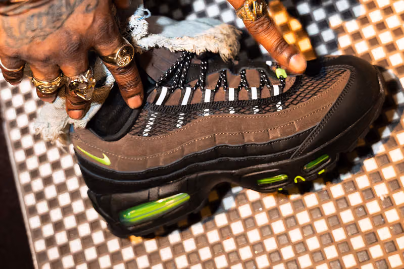 Only 200 Pairs Exist: Aya Brown Buries Neon in Brown Suede on This Air Max 95