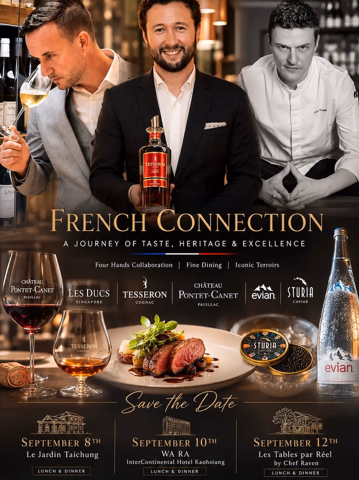 36 Seats Only: Cognac Runs Through the Whole Meal, Pontet-Canet Old and New Vintages Poured Side by Side