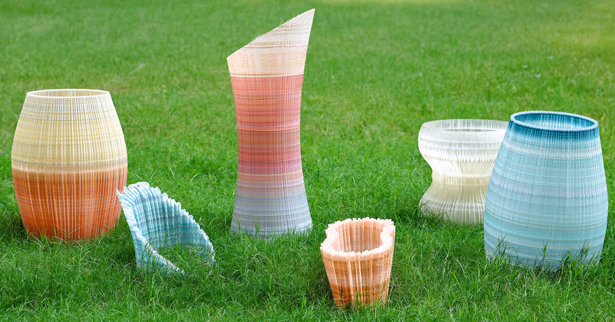 Nine Voices from Recycled PLA: Ninefold Turns 3D-Printing Scrap into a Sound Field That Shifts as You Walk Through It