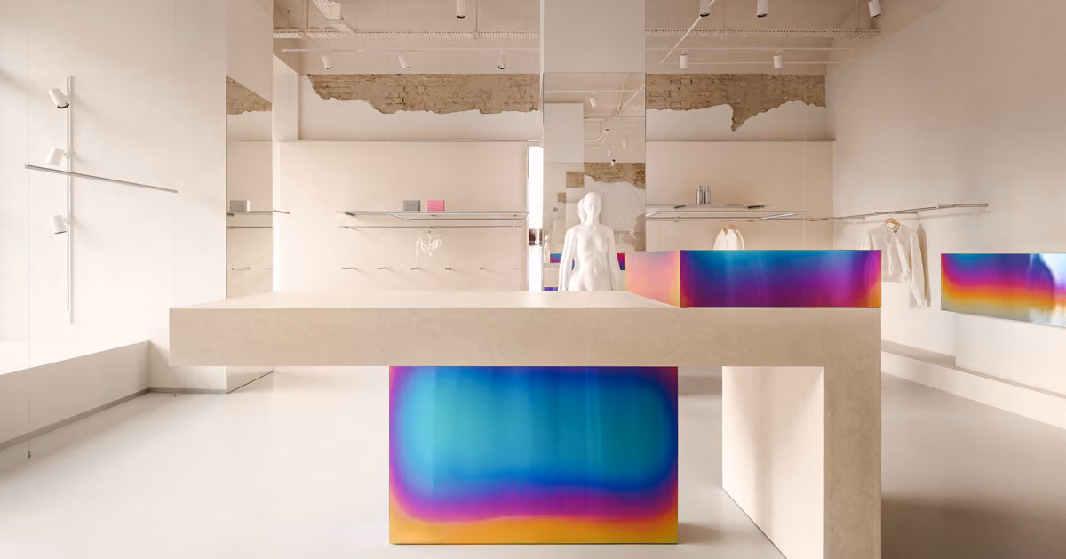 Cracked Mirrors, Shifting Metal: Rikky Hype's Kyiv Flagship Turns Instability Into Retail Language