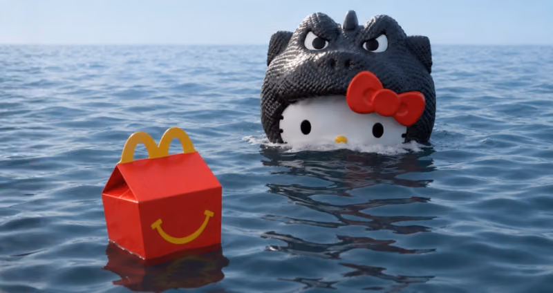 Hello Kitty Suits Up as Godzilla for McDonald's Latest Happy Meal Toy Collab