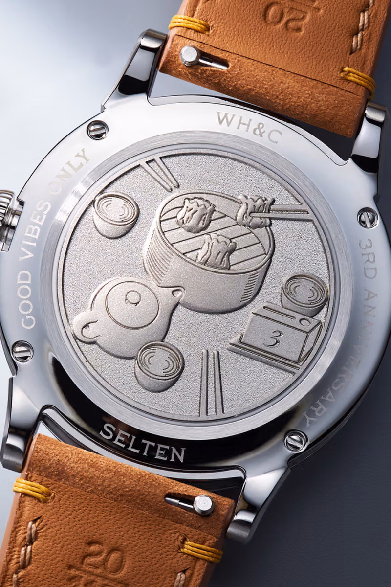 Selten x Watch Ho & Co. Carves Dim Sum Memories Onto the Dial—3,500 Cuts to Recreate Bamboo Steamer Texture