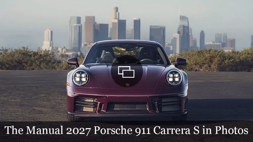 保時捷讓911 Carrera S重新學會用手換檔，一張後車窗貼紙說明了一切