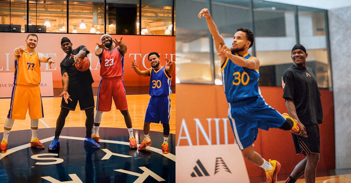 Anthony Edwards' Manila Photo Goes Viral—But the Two Flanking Him Are "Nike Camp" Look-Alikes