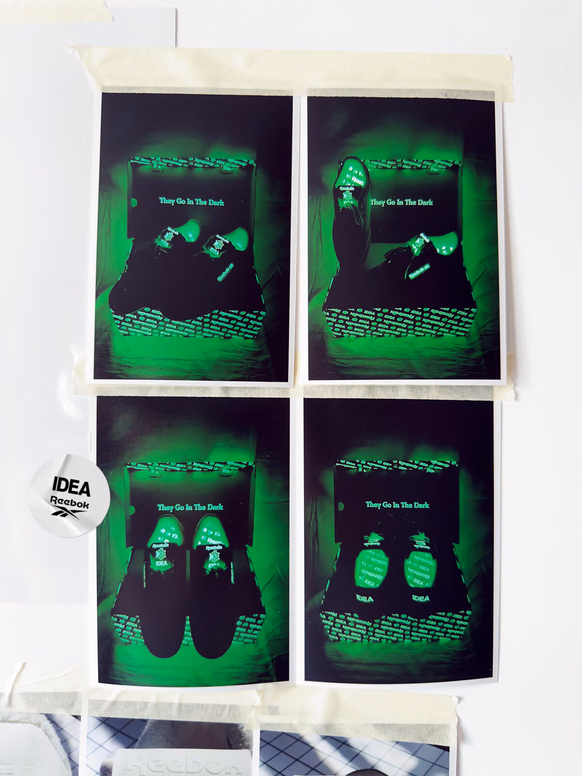 IDEA x Reebok Club C 85 白天素顏,夜裡才現形