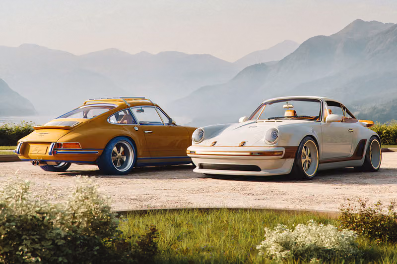 Louis Vuitton x Singer's First Collab Takes the 911 From Ski Slopes to the Seaside