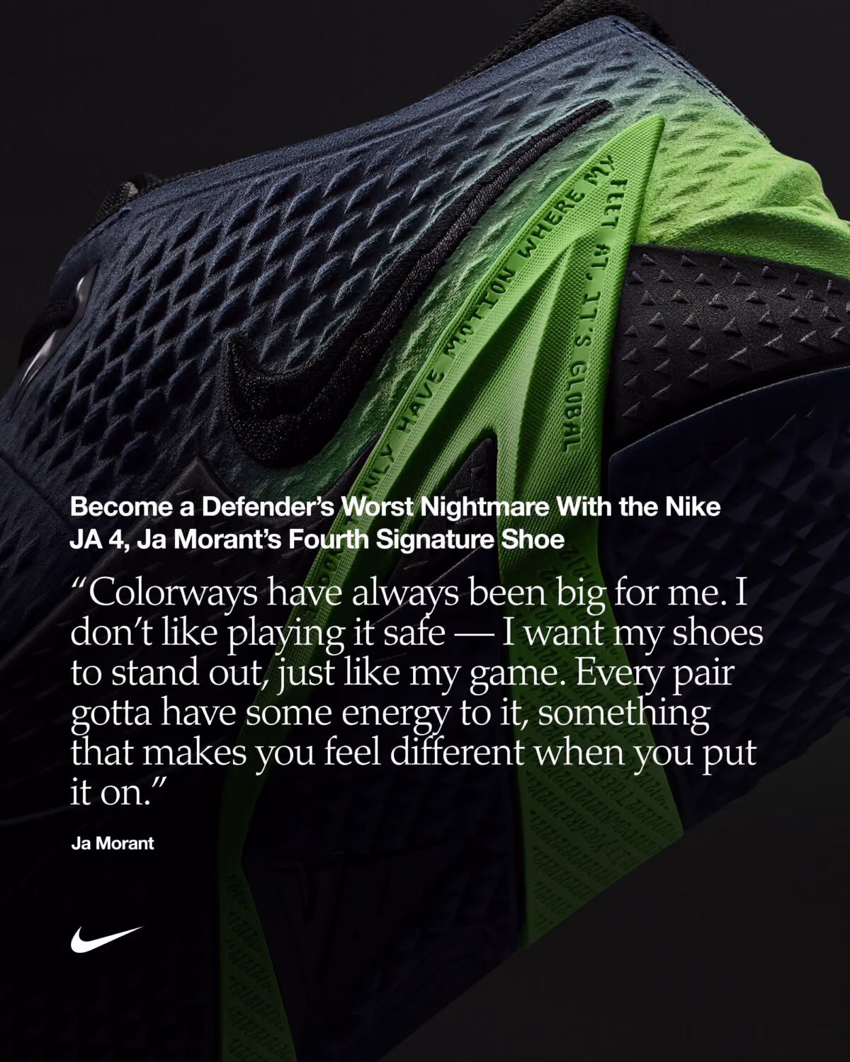 Nike Ja 4「Nightmare」曝光:Ja Morant 簽名鞋第四代訂 8 月上市