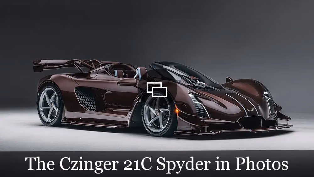 拿掉車頂只多22磅：Czinger 21C Spyder 敞篷不減下壓力