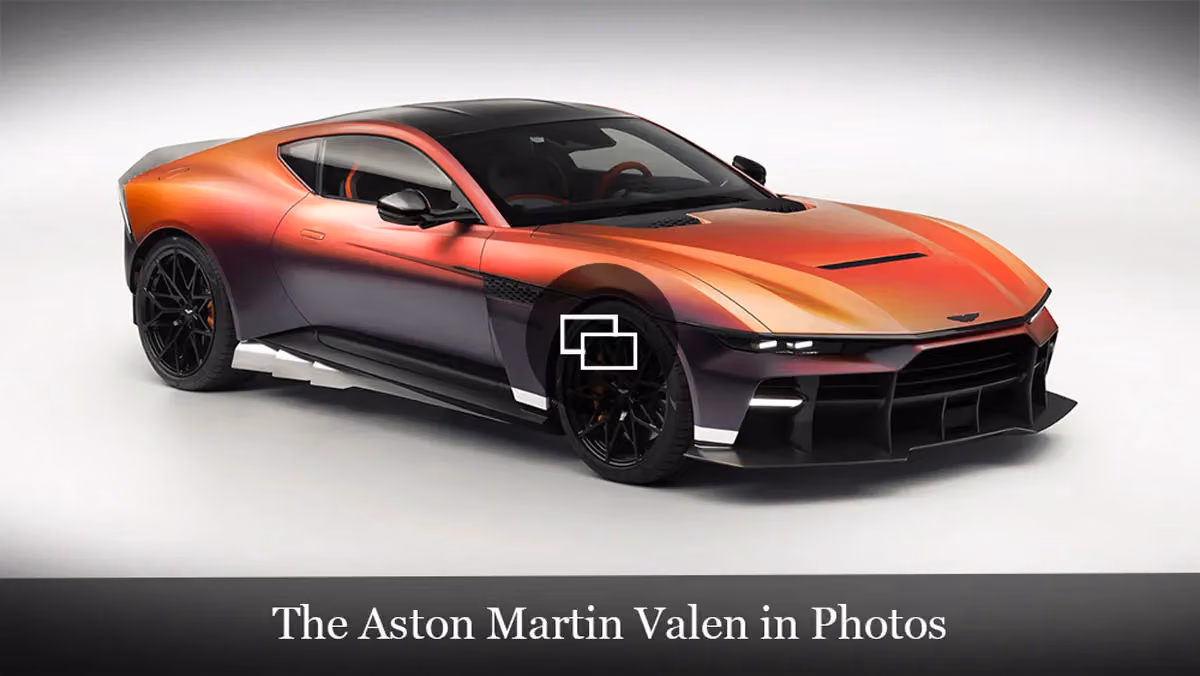 Aston Martin Valen 首度亮相:把 Vanquish 逼成反派的838匹V12